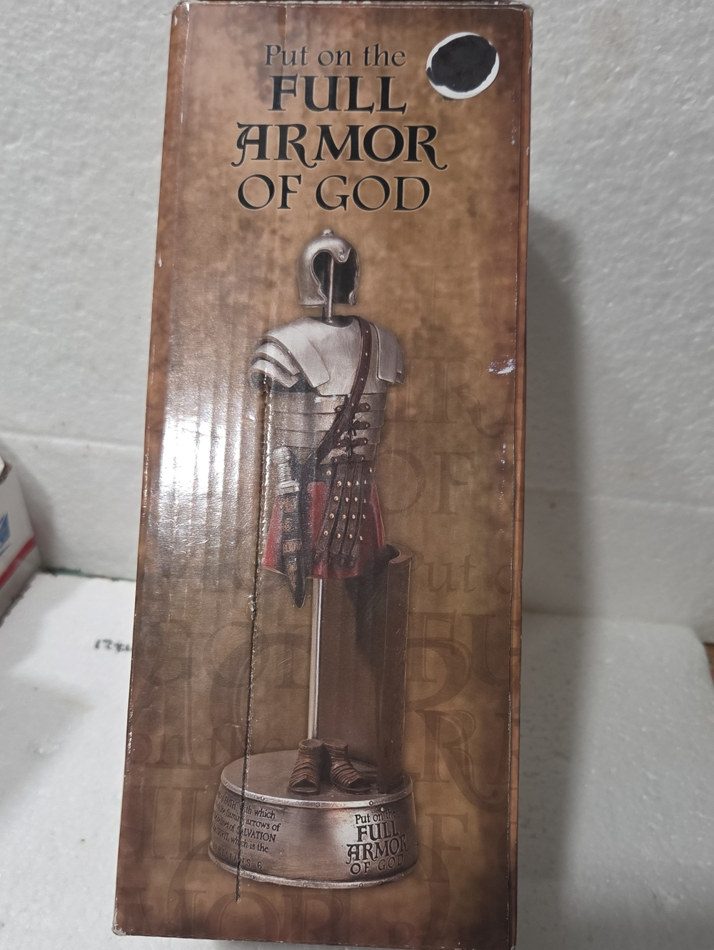 Full Armor of God Decorative Figurine - Brown Finish